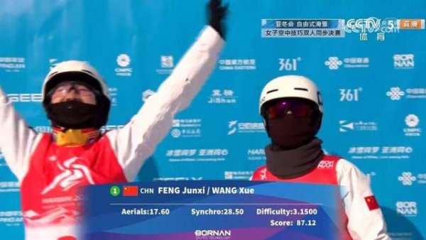 开云体育第22金！冯俊熙/王雪夺得亚冬会解放式滑雪女子空中手段双东谈主同步金牌-开云平台皇马赞助商(